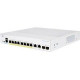 Cisco 350 CBS350-8FP-2G Ethernet Switch - 10 Ports - Manageable - 2 Layer Supported - Modular - 120 W PoE Budget - Optical Fiber, Twisted Pair - PoE Ports - Lifetime Limited Warranty - TAA Compliance CBS350-8FP-2G-NA