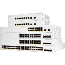 Cisco Business CBS350-8S-E-2G Ethernet Switch - 2 Ports - Manageable - 3 Layer Supported - Modular - 10 SFP Slots - 11.90 W Power Consumption - Optical Fiber, Twisted Pair - Lifetime Limited Warranty - TAA Compliance CBS350-8S-E-2G-NA