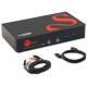 Siig 2 Port 4K 60HZ DisplayPort 1.2 KVM Switch with USB 3.0 and Multi-Media ports - DP KVM Switch CE-DP0F11-S1