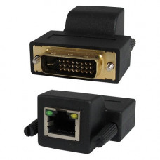 Comprehensive DVI Extender over single CAT5 cable up to 230ft (70m) - 1 Input Device - 1 Output Device - 230 ft Range - 2 x Network (RJ-45) - 1 x DVI In - 1 x DVI Out - WUXGA - 1920 x 1200 - Twisted Pair - Category 6 CE-DVISM