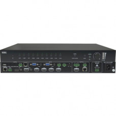 SIIG 9x1 HDBaseT 4K Scaler Switcher - 4096 x 2160 - 4K - Twisted Pair - 9 x 1 - 1 x HDMI Out - 1 x DisplayPort In CE-H24311-S1