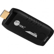 SIIG 10x1 1080p Wireless HDMI Extender - Transmitter - 1 Input Device - 66 ft Range - 1 x USB - 1 x HDMI In - Full HD - 1920 x 1080 CE-H24E11-S1