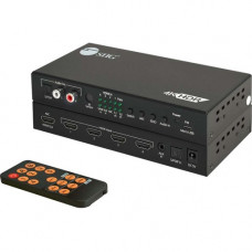 SIIG 4x1 HDMI Seamless Quad-Split Multi-Viewer Switcher - 4K - 4 x 1 - 1 x HDMI Out CE-H26211-S1