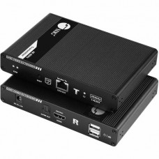 SIIG HDMI 2.0 KVM Over Cat6 Extender with Loopout & S/PDIF - 1 Computer(s) - 1 Local User(s) - 229.66 ft Range - 4K - 2 x Network (RJ-45) - 3 x USB - 3 x HDMI - 120 V AC, 230 V AC Input Voltage CE-H26Y11-S1