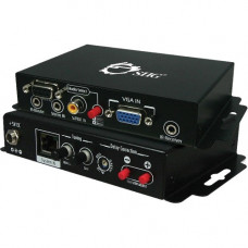 SIIG CE-VG0711-S1 Video Console/Extender with Audio - 1 Input Device - 1 Output Device - 1000 ft RangeNetwork (RJ-45) - Serial Port - WUXGA - 1920 x 1200 - Twisted Pair - Category 6 - Wall Mountable - RoHS, TAA Compliance CE-VG0711-S1