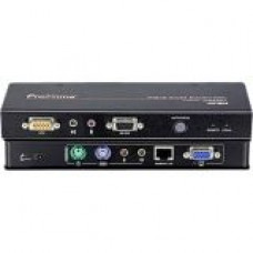 ATEN ProXime CE370 KVM Console/Extender-TAA Compliant - 1 Computer(s) - 492.13 ft Range - WUXGA - 1920 x 1200 Maximum Video Resolution - 2 x Network (RJ-45) - 4 x PS/2 Port - 2 x VGA - Proprietary Interface - 5.3 V DC Input Voltage - Rack-mountable - RoHS