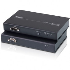 ATEN CE620R USB DVI HDBaseT 2.0 KVM Extender (Remote Unit)-TAA Compliant - 1 Computer(s) - 492.13 ft Range - WUXGA - 1920 x 1200 Maximum Video Resolution - 1 x Network (RJ-45) - 3 x USB - 1 x DVI - 5 V DC Input Voltage - Rack-mountable CE620R