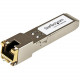 Startech.Com Brocade 95Y0549 Compatible SFP Module - 10/100/1000 Copper Transceiver (95Y0549-ST) - For Data Networking - 1 RJ-45 10/100/1000Base-T Network LAN - Twisted PairGigabit Ethernet - 10/100/1000Base-T - Hot-swappable 95Y0549-ST