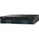 Cisco 2951 Integrated Services Router - Refurbished - 3 Ports - Management Port - 13 Slots - Gigabit Ethernet - 2U - Rack-mountable 2951-V/K9-RF