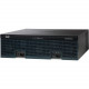 Cisco 3925 Integrated Services Router - Refurbished - 3 Ports - Management Port - 15 Slots - Gigabit Ethernet - 3U - Rack-mountable 3925/K9-RF