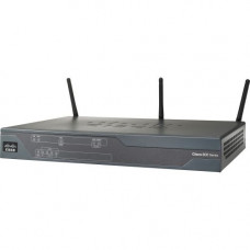 Cisco 861W IEEE 802.11n Wireless Integrated Services Router - Refurbished - 2.40 GHz ISM Band - 54 Mbit/s Wireless Speed - 4 x Network Port - 1 x Broadband Port - Fast Ethernet - Desktop 861W-GNPK9-RF