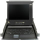 ATEN 17" Single-Rail LCD Integrated Console-TAA Compliant - 1 Computer(s) - 17" Active Matrix TFT LCD - 1 x SPHD-15 Keyboard/Mouse/Video CL1000M