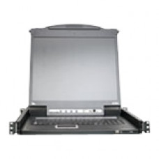 ATEN CL5708MUKIT 17" Rackmount LCD with KVM Switch-TAA Compliant - 8 Computer(s) - 17" CL5708MUKIT