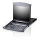 ATEN Rack Mount LCD-TAA Compliant - 8 Computer(s) - 19" LCD - 1280 x 1024 - 1 x USB - Daisy Chain - Keyboard - TouchPad CL5708N