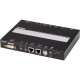 ATEN 1-Local/Remote Share Access Single Port DVI KVM over IP Switch - 1 Computer(s) - 1 Local User(s) - 1920 x 1200 Maximum Video Resolution - 2 x Network (RJ-45) - 1 x PS/2 Port - 4 x USB - 2 x DVI - Rack-mountable CN9600