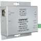Comnet Industrially Hardened 100Mbps Media Converter with 48V POE, Mini, "A" Unit - Network (RJ-45) - 1x PoE+ (RJ-45) Ports - 1 x ST Ports - Multi-mode - Fast Ethernet - 10/100Base-TX, 100Base-FX - Rail-mountable CNFE1002APOEMHO/M