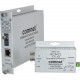 Comnet CNFE1005S2 Transceiver/Media Converter - Network (RJ-45) - 1x PoE+ (RJ-45) Ports - 2 x ST Ports - Single-mode - Fast Ethernet - 10/100Base-TX, 100Base-FX - Rail-mountable, Rack-mountable - TAA Compliance CNFE1005S2