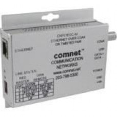 Comnet ValueLine CNFE1EOC Transceiver/Media Converter - 1 x Network (RJ-45) - Fast Ethernet - 10/100Base-X, 10/100Base-TX - Standalone - TAA Compliance CNFE1EOC