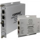 Comnet 2 Ch 10/100 Mbps Ethernet 1310/1550nm, 60 W PoE++, A Side - Network (RJ-45) - 2 x 60W PoE (RJ-45) Ports - 1 x ST Ports - SimplexST Port - Single-mode - Fast Ethernet - 10/100Base-TX, 100BASE-FX - TAA Compliance CNFE2002S1APOE/HO/M