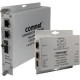 Comnet CNFE2005M2POE/M Transceiver/Media Converter - 2 x Network (RJ-45) - 2 x ST Ports - DuplexST Port - Multi-mode - Fast Ethernet - 10/100Base-T, 100Base-FX - Standalone, Rack-mountable, Rail-mountable - TAA Compliance CNFE2005M2POE/M