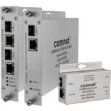 Comnet 10/100 Mbps Ethernet Electrical to Optical Media Converter - 1 x Network (RJ-45) - Fast Ethernet - 10/100Base-T, 100Base-FX, 10/100Base-TX - 1 x Expansion Slots - SFP - 1 x SFP Slots - DIN Rail Mountable, Rack-mountable, Wall Mountable - TAA Compli