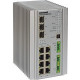 Comnet CNGE11FX3TX8MS Ethernet Switch - 8 Ports - Manageable - 2 Layer Supported - Modular - Twisted Pair, Optical Fiber - Wall Mountable, DIN Rail Mountable - TAA Compliance CNGE11FX3TX8MS