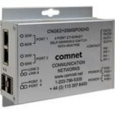 Comnet 10/100/1000 Mbps Intelligent Redundant Ring Gigabit Switch with Optional PoE+ - 2 Ports - Manageable - 2 Layer Supported - Modular - Twisted Pair, Optical Fiber - Wall Mountable, Rail-mountable, Surface Mount - Lifetime Limited Warranty - TAA Compl