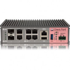 Check Point 1200R Rugged Appliance - 6 Port - 10/100/1000Base-T, 1000Base-FX - Gigabit Ethernet - 6 x RJ-45 - 2 Total Expansion Slots - Rail-mountable, Desktop - TAA Compliance CPAP-SG1200R-NGFW