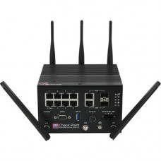 Check Point Quantum Rugged 1570R Network Security/Firewall Appliance - 10 Port - 10/100/1000Base-T, 1000Base-F - Gigabit Ethernet - AES (128-bit) - 10 x RJ-45 - 2 Total Expansion Slots - Desktop, Wall Mountable, DIN Rail Mountable, Rack-mountable - TAA Co