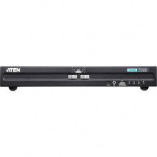 ATEN 2-Port USB DVI Secure KVM Switch (PSS PP v3.0 Compliant)-TAA Compliant - 2 Computer(s) - 1 Local User(s) - 3840 x 2160 - 2 x PS/2 Port - 7 x USB - 3 x DVI - Rack-mountable CS1182D