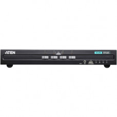 ATEN 4-Port USB HDMI Secure KVM Switch (PSS PP v3.0 Compliant) - 4 Computer(s) - 1 Local User(s) - 3840 x 2160 - 2 x PS/2 Port - 11 x USB - 5 x HDMI - Desktop CS1184H