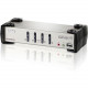 ATEN CS1734B 4-Port USB KVMP Switch - 4 x 1 - 4 x HD-15 Keyboard/Mouse/Video - RoHS Compliance CS1734B