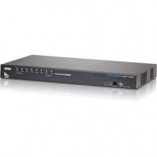 ATEN 8-Port USB HDMI KVM Switch-TAA Compliant - 8 Computer(s) - 1 Local User(s) - 1920 x 1200 - 1 x Network (RJ-45) - 12 x USB - 9 x HDMI - Rack-mountable - RoHS Compliance CS1798