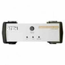 ATEN Computer Sharing KVM Switch-TAA Compliant - 1 x 2 - 1 x HD-15 Keyboard/Mouse/Video CS231