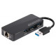 Club 3d USB 3.0 3-Port Hub with Gigabit Ethernet (CSV-1430 ) CSV-1430