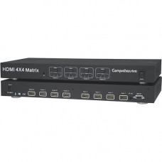 Comprehensive HDMI 4x4 True Matrix Switcher Splitter v1.3b with RS232 - 1600 x 1200 - UXGA - 1080p4 x 4 - 4 x HDMI Out CSW-HD440