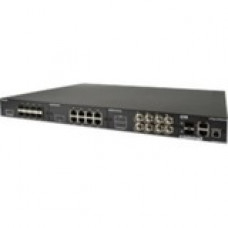 Comnet CTS24+2 Switch Chassis - 24 Ports - Manageable - 2 Layer Supported - Modular - Twisted Pair, Optical Fiber - 1U High - Rack-mountable - 5 Year Limited Warranty - TAA Compliance CTS24+2SFP