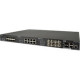 Comnet CTS24+2 Switch Chassis - 24 Ports - Manageable - 2 Layer Supported - Modular - Twisted Pair, Optical Fiber - 1U High - Rack-mountable - 5 Year Limited Warranty - TAA Compliance CTS24+2SFP