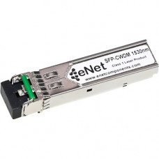 Enet Components Cisco Compatible CWDM-SFP-1530 - Functionally Identical 1000BASE-CWDM SFP 1530nm 120km Duplex LC Connector - Programmed, Tested, and Supported in the USA, Lifetime Warranty" CWDM-SFP-1530-120ENC