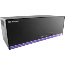 Smart Board SmartAVI 4-Port Quad-Head DisplayPort-to-HDMI KVM Switch - 4 Computer(s) - 1 Local User(s) - 3840 x 2160 - 8 x USB - 4 x HDMI - Rack-mountable - 16 x DisplayPort D2H-4P-QUAD-S