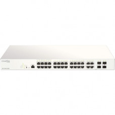 D-Link 28-Port Nuclias Cloud-Managed PoE Switch - 28 Ports - Manageable - 2 Layer Supported - Modular - Optical Fiber, Twisted Pair DBS-2000-28MP