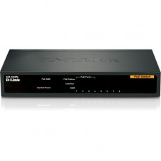 D-Link DES-1008PA 8-Port 10/100 Unmanaged Metal Desktop Switch with 4 PoE Ports - 8-Port 10/100 Unmanaged Metal Desktop Switch with 4 PoE Ports DES-1008PA