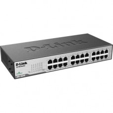 D-Link DES-1024D 24-Port 10/100 Unmanaged Metal Desktop or Rackmount Switch - 24-Port 10/100 Unmanaged Metal Desktop or Rackmount Switch-RoHS Compliance DES-1024D