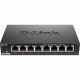 D-Link DES-108 8-Port 10/100 Unmanaged Metal Desktop Switch - 8-Port 10/100 Unmanaged Metal Desktop Switch-ENERGY STAR; RoHS Compliance DES-108