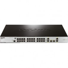 D-Link xStack DES-3200-28P Ethernet Switch - 24 Ports - Manageable - 2 Layer Supported - Twisted Pair, Optical Fiber - PoE Ports - Desktop, Rack-mountable DES-3200-28P