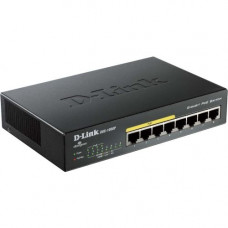 D-Link DGS-1008P 8-Port Gigabit Metal Desktop Switch with 4 PoE Ports - 8 Ports - 4 x POE - 4 x RJ-45 - 10/100/1000Base-T - Desktop DGS-1008P