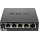 D-Link DGS-105 5 Port Gigabit Unmanaged Metal Desktop Switch - 5 Port Gigabit Unmanaged Metal Desktop Switch DGS-105