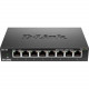 D-Link DGS-108 8 Port Gigabit Unmanaged Metal Desktop Switch - 8 Port Gigabit Unmanaged Metal Desktop Switch-ENERGY STAR; RoHS Compliance DGS-108