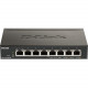 D-Link DGS-1100-08PV2 Ethernet Switch - 8 Ports - Manageable - 2 Layer Supported - 64 W PoE Budget - Twisted Pair - PoE Ports - Desktop DGS-1100-08PV2
