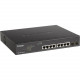 D-Link 10-Port Gigabit Smart Managed PoE Switch - 10 Ports - Manageable - Gigabit Ethernet - 10/100/1000Base-T, 1000Base-X - 3 Layer Supported - Modular - 2 SFP Slots - Power Supply - 12.80 W Power Consumption - 242 W PoE Budget - Optical Fiber, Twisted P